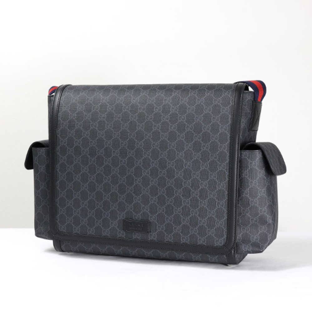 Gucci GG Supreme Diper Bag Black